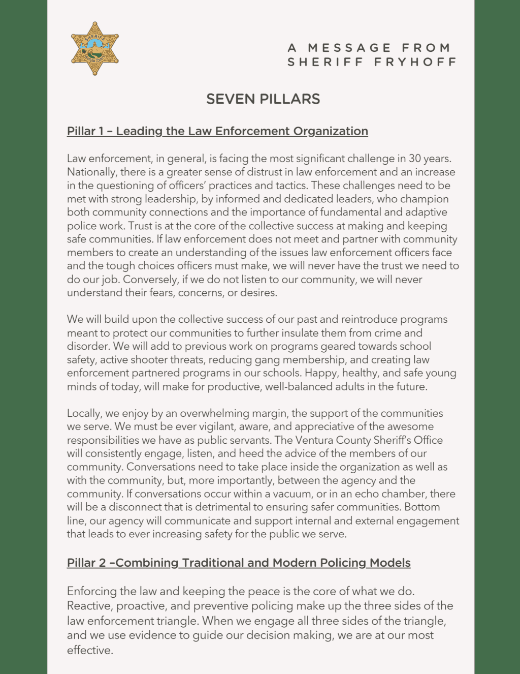 Pillar 2